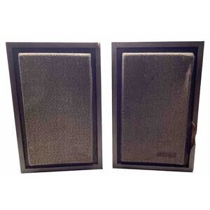 1972 Vintage Interaudio Bose Bookshelf Speakers Model 1000 Made in Usa Untested